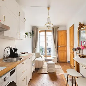 Haussmannian Elegance Close To Montmartre , Paris France